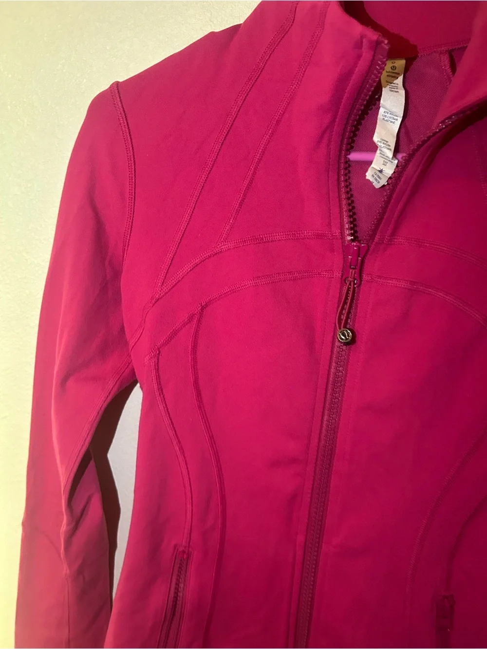 lululemon athletica Hot Pink Zip-Up Jacket